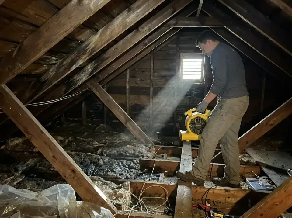 attic-water-damage-drying-proc-007 — frequently asked questions, Emergency Water Extraction & 24/7 Flood Response in Brookda…